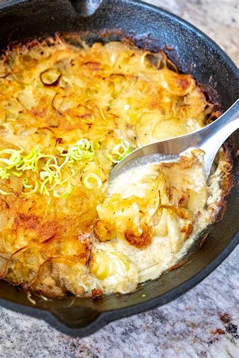 Cheesy Leek Potato Gratin Only Gluten Free Recipes