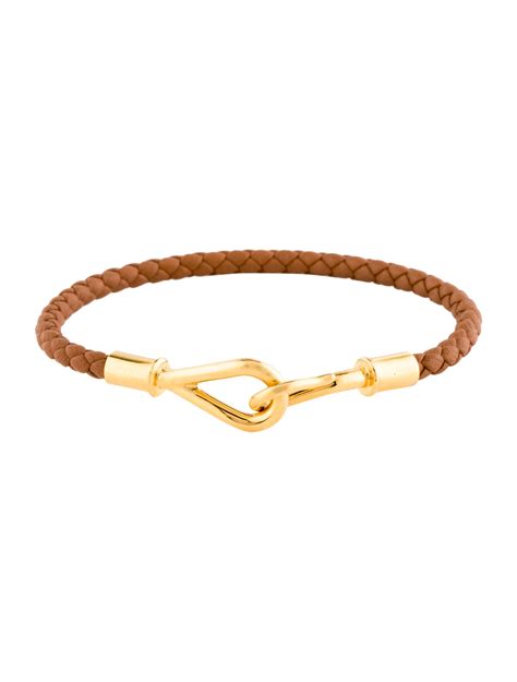 Hermès Roulis Double Tour bracelet 18K Yellow Gold Plated Wrap