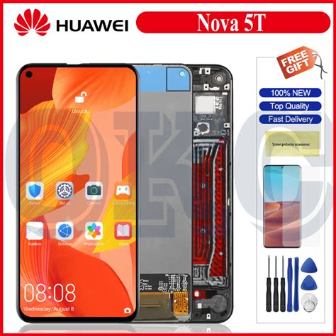 Original For Huawei Nova T Lcd With Frame Display Touch Screen