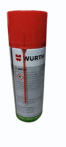 Wurth Rust Off Spray 480ml For Industrial Use Packaging Type Bottle