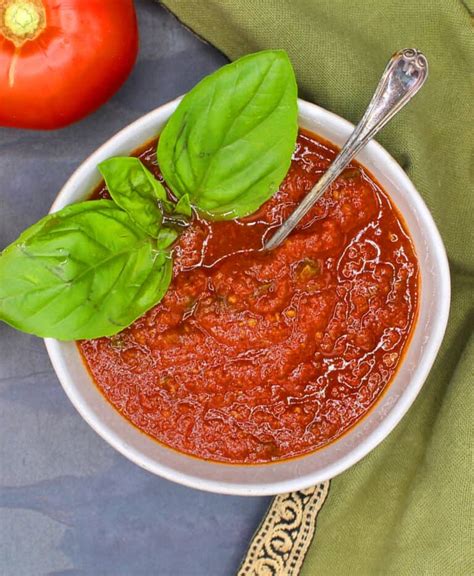 Homemade Tomato Sauce Easy Recipe With Fresh Tomatoes Holy Cow Vegan