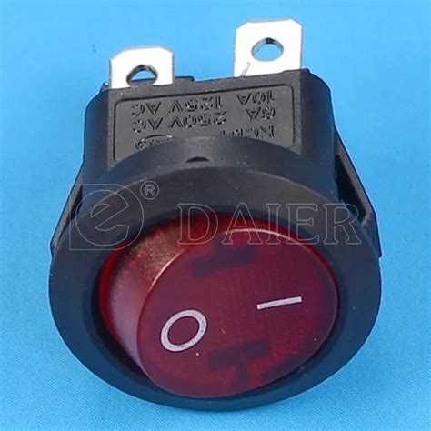 A Vac Dpst On Off Pin Round Rocker Switch T Buy Rocker Switch