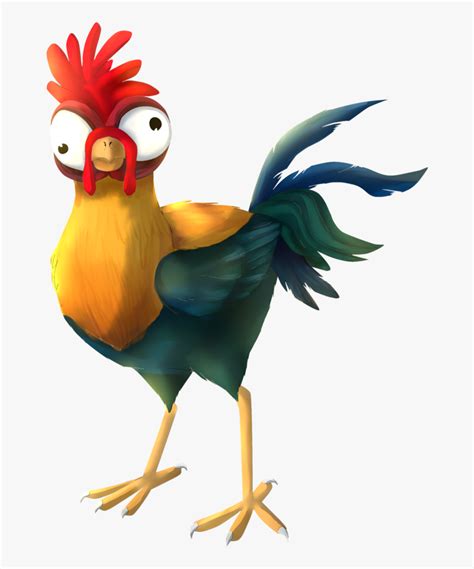 Clip Art Hei The Rooster Walt Hei Hei Moana Png Free Transparent