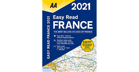 Easy Read France 2021 By A A Publishing