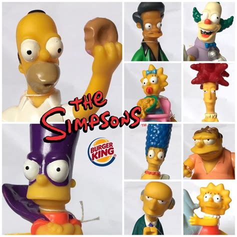 The Simpsons Set Of 10 Figures By Burger King 2000 Hobbies Toys