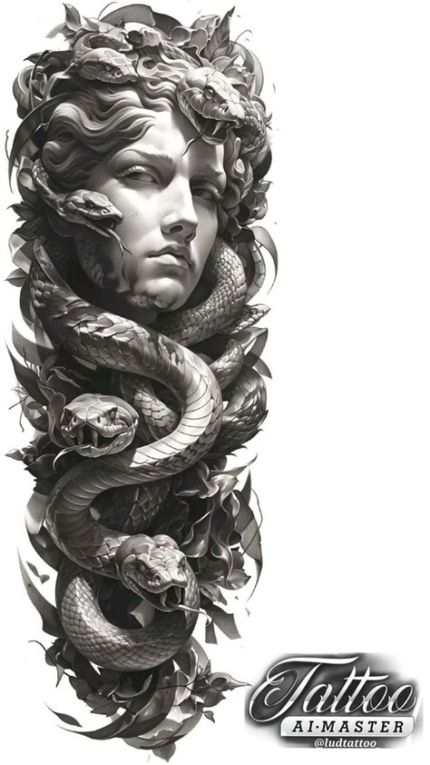 Pin On Boredpanda In Medusa Tattoo Design Greek Mythology