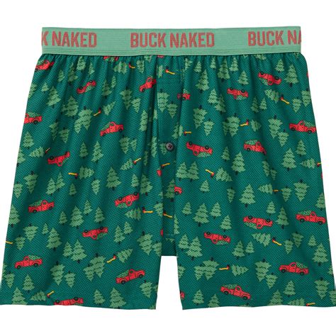 Men S Buck Naked Pattern Boxers Duluth Trading Company
