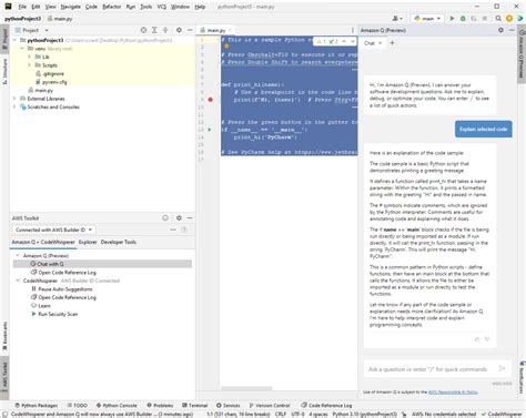 Amazon Q And Codewhisperer In Pycharm A Visual Installation Guide