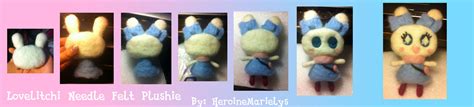 Lovelitchi Needle Felt Plushie by HeroineMarielys on DeviantArt