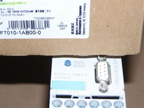 New Siemens Uf Ab E Basic Unit Simocode Pro V Profibus