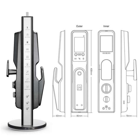 Tuya Serratura Smart Wifi Con Riconoscimento Facciale E Biometrica