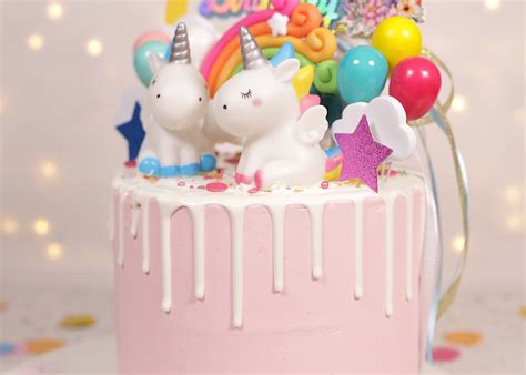 Rainbow Unicorn Cake Cakey Goodness