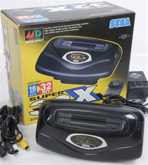 Mega Drive Super X Console System Boxed Hma Ref T Sega