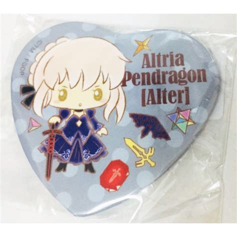 ~出清小屋~現貨 日版 Fate Grandorder Fgo 黑賽巴 Saber T 胸章 徽章 57mm 蝦皮購物