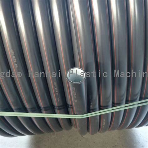 Cold Hot Water Supply Gas Spirally HDPE Carbon Pipes With PE PP Corrugated Pipe Extrusion Making