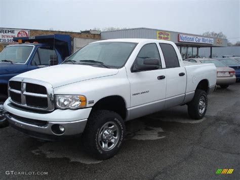 2005 Bright White Dodge Ram 2500 Slt Quad Cab 4x4 28247257 Car Color Galleries