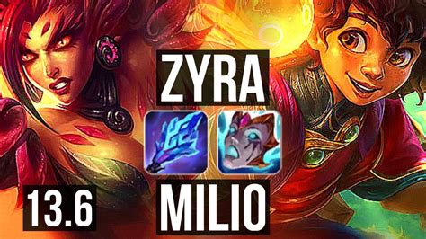 Zyra Jhin Vs Milio Lucian Sup M Mastery Games