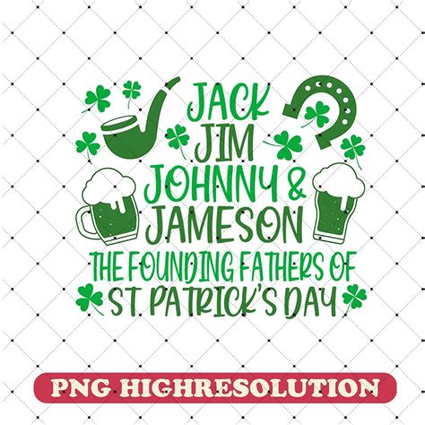 Jack Jim Johnnyandjameson St Patricks Day Png Lucky Clover Smoking