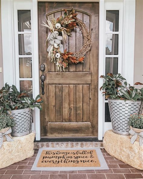 How To Decorate A Front Door Entrance Leadersrooms