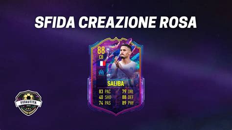 FIFA 22 Sfida Creazione Rosa Saliba Future Stars Weareutita