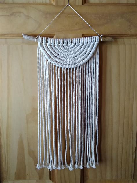 Half Moon Macrame Wall Hanging Etsy