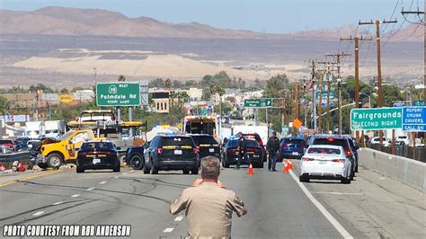 High Speed Chase Ends In Crash On Northbound I 15 In Victorville Pain