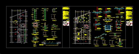 Proyecto De Reforzamiento Estructural En Autocad Librer A Cad