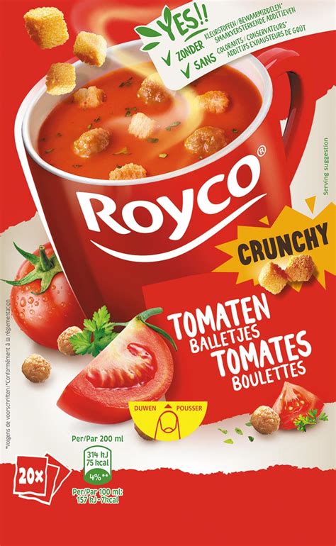 Royco Minute Soup Tomaat Met Balletjes Pak Van Zakjes Portaal Check