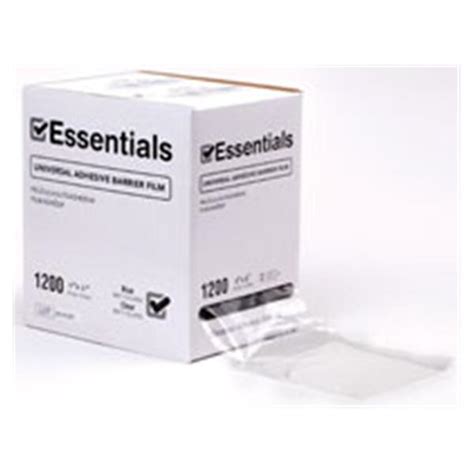 Essentials Healthcare Products Cover Film Essentials 4 In X 6 In Clear