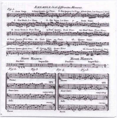 Decoupage Napkins Of Adagio Classical Sheet Music