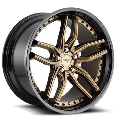 20x9 20x10 5 And 17 To 22 Niche Wheels M222 DFS Bronze Rims