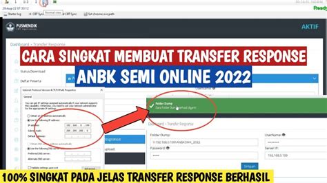 CARA CEPAT MEMBUAT TRANSFER RESPONSE SERVER ANBK SEMI DARING 2022 YouTube