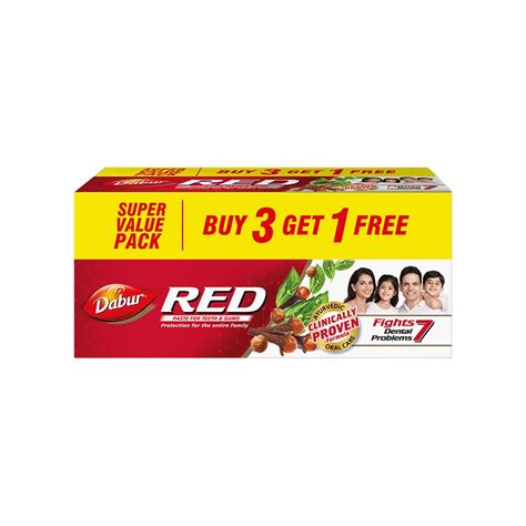 Dabur Red Toothpaste - Pack of 2 Price - Buy Online at ₹285 in India