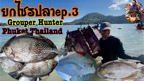 ยกไซรปลาep 3 ไซรปลาลกเดยวปลาเขาเปน10 ตว Grouper Hunter YouTube