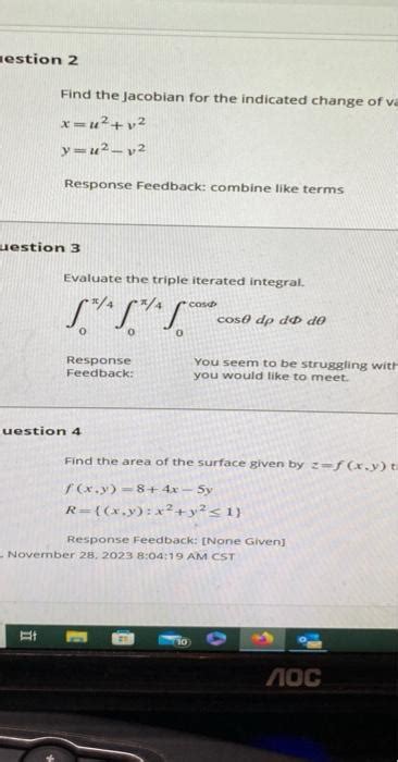 Solved Find The Jacobian For The Indicated Change Of V Chegg