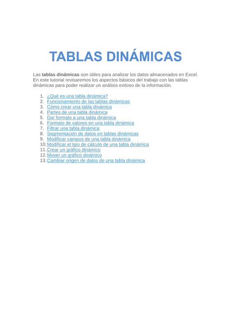 Pdf Tablas Din Micas Extensi Nuniversitariaute Pdf Filetablas