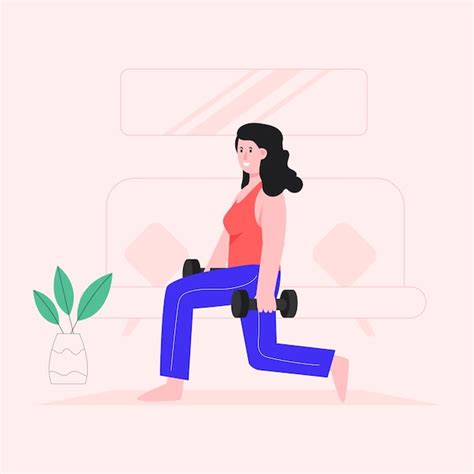 Uma ilustração plana de meditação Vetor Premium