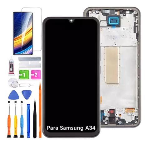 Pantalla Lcd Para Samsung A34 A346m A346b Con Marco Incell Envío gratis