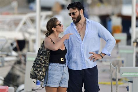 Giulio Berruti Maria Elena Boschi In A Bikini With Giulio Berruti In C