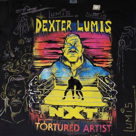 Dexter Lumis Signed Tortured Artist Authentic T Shirtcustom Art