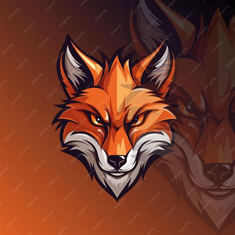 Premium Vector Fox Mascot Gaming Logo