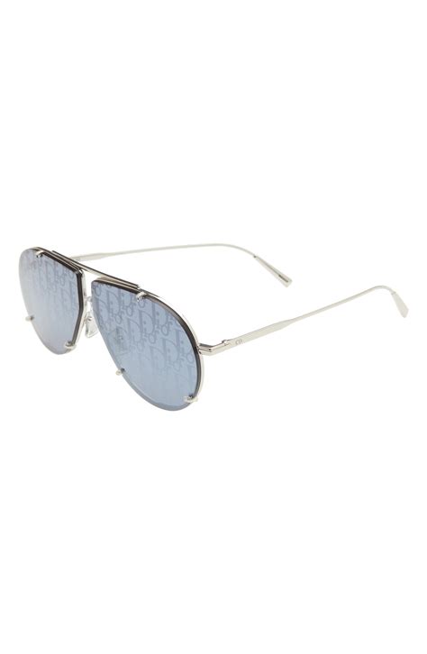 Dior Blacksuit 61mm Mirrored Aviator Sunglasses Nordstrom Mirrored