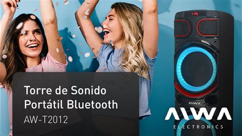 Torre de Sonido Línea Ring AW T2012 AIWA ELECTRONICS YouTube