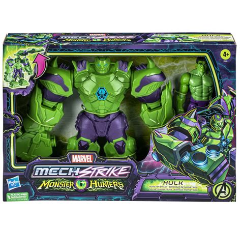 Hasbro Marvel Avengers Mech Strike Monster Hunters Monster Smash Hulk