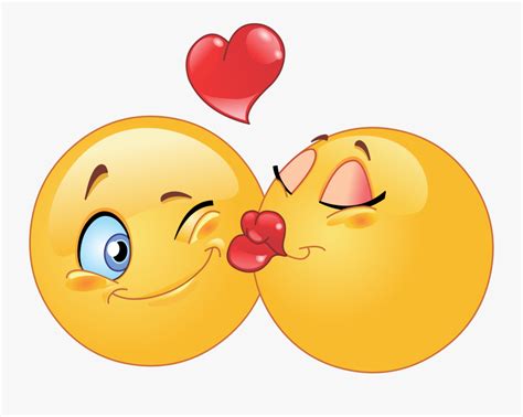 Cheek Kissing Emoji Decal Kissing Emoji Free Transparent Clipart