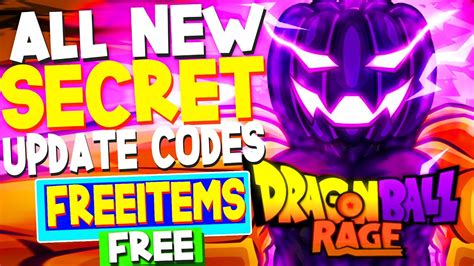 New All Working Halloween Update Codes For Dragon Ball Rage Roblox