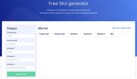 Free SKU Generator By Gorgias