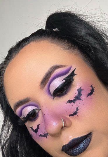 40 Spooky Halloween Makeup Transformation Ideas Spooky Bats