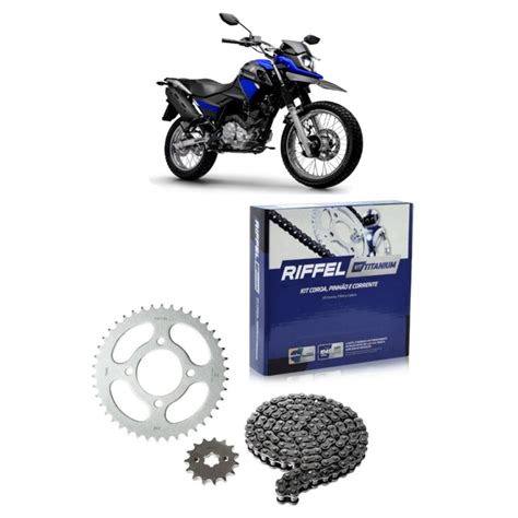 Kit Relacao Tracao Transmissao Yamaha Xtz Crosser