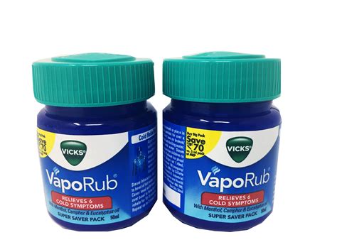 Vicks Vapo Rub 50ml Pack Of 2